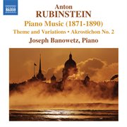 Rubinstein : Piano Music (1871-1890) cover image
