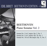 Beethoven, L. Van : Piano Sonatas, Vol.  2 (biret). Nos. 3, 5, 18 cover image