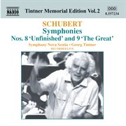 Tintner Memorial Edition, Vol. 2 : Schubert Symphonies Nos. 8 & 9 (live) cover image
