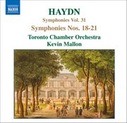 Haydn : Symphonies, Vol. 31 (nos. 18, 19, 20, 21) cover image