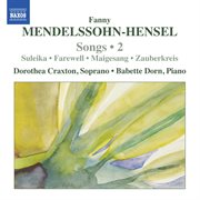 Mendelssohn : Hensel. Lieder, Vol. 2 cover image