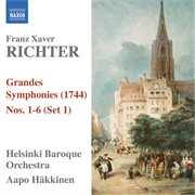 Richter, F.x. : Grandes Symphonies (1744), Nos. 1-6 (set 1) cover image