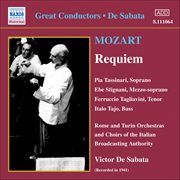 Mozart : Requiem In D Minor (tassinari, Tagliavini, De Sabata) (1941) cover image