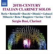 20th-Century Italian Clarinet Solos cover image