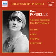 Ponselle, Rosa : American Recordings, Vol. 4 (1923. 1929) cover image