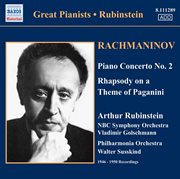 Rachmaninov : Piano Concerto No. 2 / Rhapsody On A Theme Of Paganini (rubinstein) (1946-1950) cover image