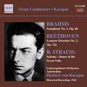 Brahms, J. : Symphony No. 1 / Beethoven, L.. Leonore Overture No. 3 / Strauss, R.. Salome cover image