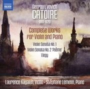 Catoire : Complete Works For Violin & Piano cover image