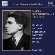 Gilels, Emil : Early Recordings, Vol. 1 (1935-1951) cover image