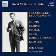 Kreisler : The Complete Recordings, Vol. 5 (1919-1924) cover image