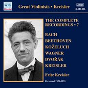 Kreisler : The Complete Recordings, Vol. 7 (1921-1925) cover image