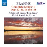 Brahms : Complete Songs, Vol. 1 cover image