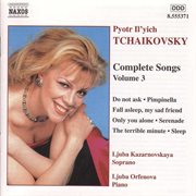 Tchaikovsky : Songs (complete), Vol.  3 cover image