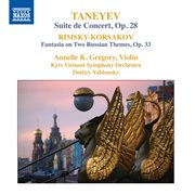 Taneyev : Concert Suite, Op. 28. Rimsky. Korsakov cover image