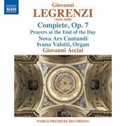 Legrenzi : Compiete, Op. 7 cover image