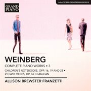 Weinberg : Complete Piano Works, Vol. 3 cover image