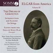 Elgar From America, Vol. 3 (live) cover image