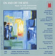 Distinguished Performers, Series 5 : On And Off The Keys (music For Solo Instruments And Solo Ense cover image