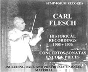 Carl Flesch (1905-1944) cover image