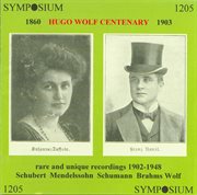 Hugo Wolf Centenary (1902-1948) cover image
