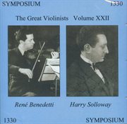 The Great Violinists, Vol. Xxii cover image