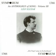 An anthology of song. Volume III cover image