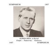 Alfred Orda in recital cover image