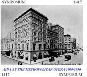 Aida At The Metropolitan Opera (1903-1949) cover image