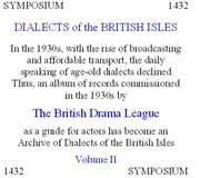 Dialects Of The British Isles, Vol. 2 cover image