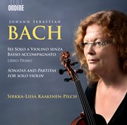 Bach : Sonatas And Partitas For Solo Violin cover image