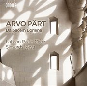 Arvo Pärt : Da Pacem Domine cover image