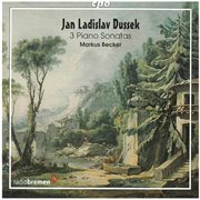 Dussek : 3 Piano Sonatas cover image