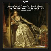 Graun : Trios For Violin Or Viola & Clavier cover image