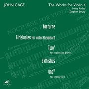 Cage : The Works For Violin, Vol. 4 cover image