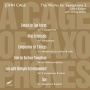Cage : A Cage Of Saxophones, Vol. 1 cover image