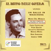 Il Mito Dell'opera : Un Ballo In Maschera (live Recordings 1946) cover image