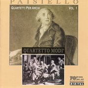 Paisiello : Quartetti Per Archi, Vol. 1 (quartetto Modi) cover image