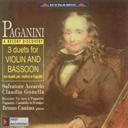 Paganini : Duets For Violin And Bassoon / Cantabile In D Major / Rossini. Un Mot A Paganini cover image
