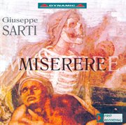 Sarti : Miserere In F Minor cover image