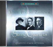 Verdi : String Quartet In E Minor / Puccini. Crisantemi / Zandonai. String Quartet In G Major cover image
