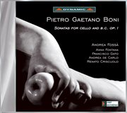 Boni, G.g. : Cello Sonatas. Op. 1, Nos. 1-3, 8-12 cover image