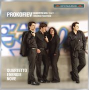 Prokofiev : Quartets Nos 1 & 2 "Visions Fugitives" cover image