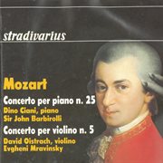 Mozart : Piano Concerto No. 25 & Violin Concerto No. 5 "Turkish" cover image