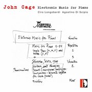 Cage : Electronic Music For Piano cover image