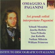 Paganini, N. : Violin Music (heifetz, Kubelik, Menuhin, Milstein, Prihoda, Primrose) (1918-1938) cover image