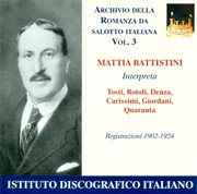 Vocal Recital : Battistini, Mattia. Denza, L. / Tosti, F.p. / Rotoli, A. (archivio Della Romanza cover image