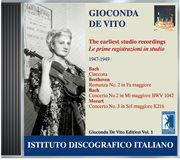 De Vito, Gioconda : Earliest Studio Recordings (1947-1949) cover image