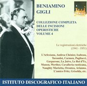 Opera Arias (tenor) : Gigli, Beniamino. Cilea, F. / Giordano, U. / Mascagni, P. (complete Collect cover image