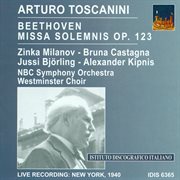 Beethoven, L. Van : Missa Solemnis (toscanini) (1940) cover image