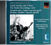 De Vito, Gioconda : Studio Recordings, Vol. 2 (1951-1952) cover image
